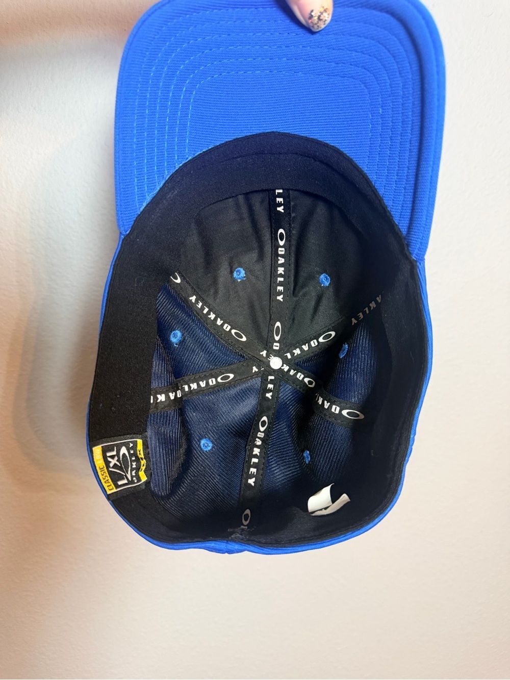 Oakley Flex Blue Performance Classic Baseball Cap L/XL Large XL - Picture 6 of 8